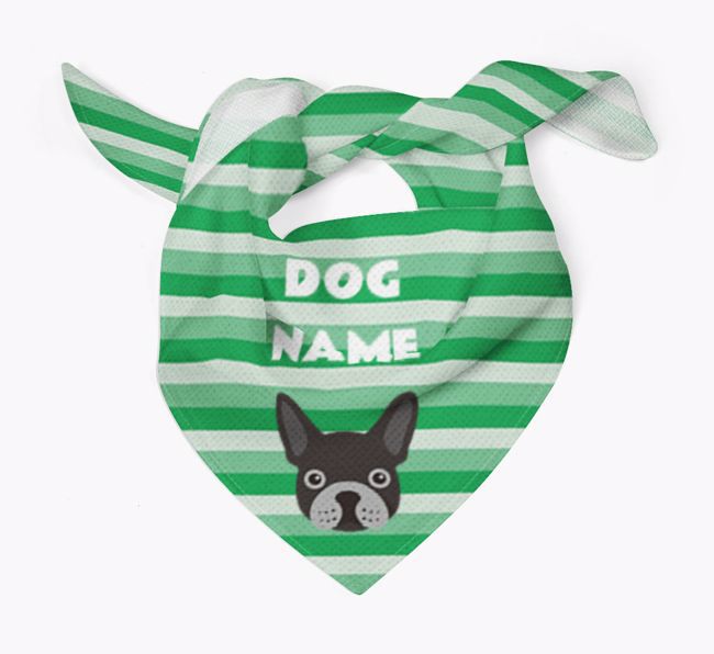 Personalized 'Stripes' Bandana for your {breedFullName}